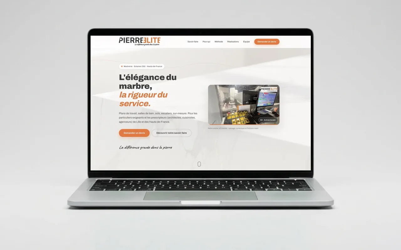 Pierre Elite, projet réalisé par OVM Communication