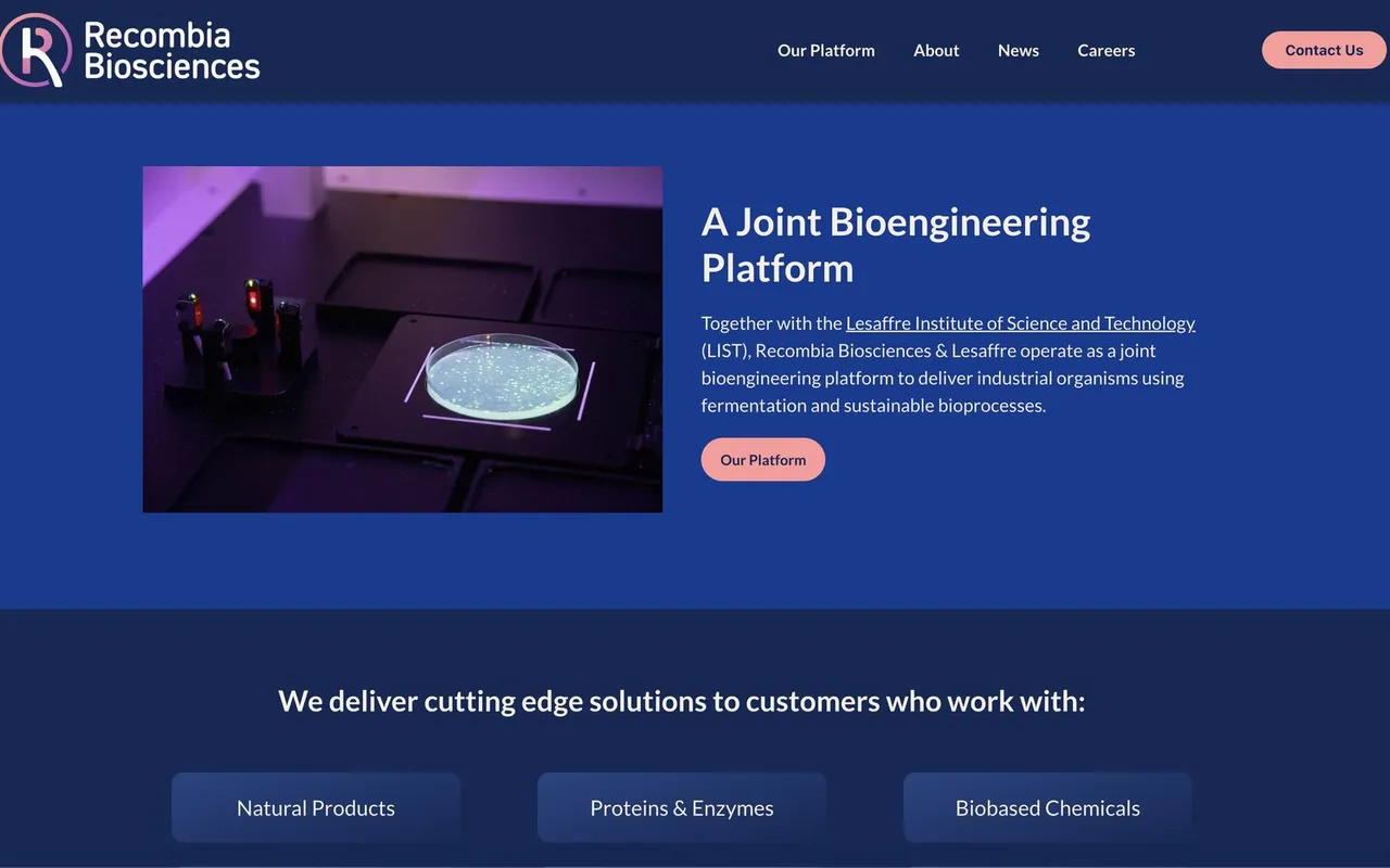 Recombia Biosciences, visuel 2